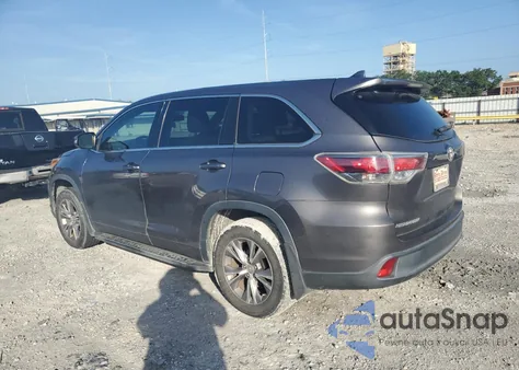 2015 Toyota Highlander Le из США, поврежденный, VIN 5TDZKRFH3FS078751